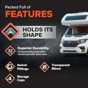 Buy Camco RhinoFLEX 20-Ft RV Sewer Hose Kit - Easy & Durable