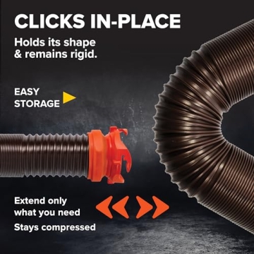 Buy Camco RhinoFLEX 20-Ft RV Sewer Hose Kit - Easy & Durable