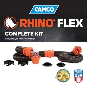 Buy Camco RhinoFLEX 20-Ft RV Sewer Hose Kit - Easy & Durable