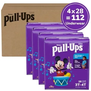 Top Pull-Ups Boys' Potty Training Pants 3T-4T 112 Count