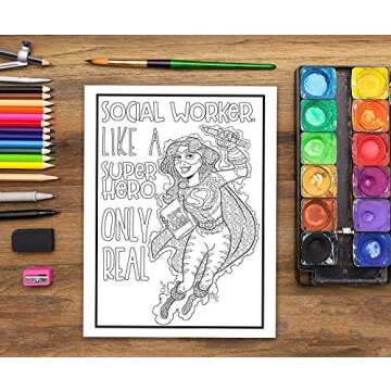 Social Work Life: A Snarky Adult Coloring Book for Social Workers