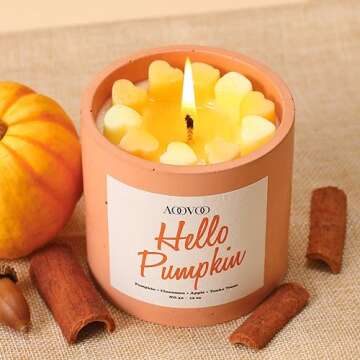 Pumpkin Spice Candle - Cozy Fall Aromas for Thanksgiving