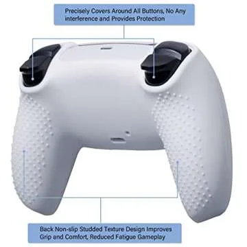 YoRHa PS5 Controller Silicone Cover with Thumb Grips