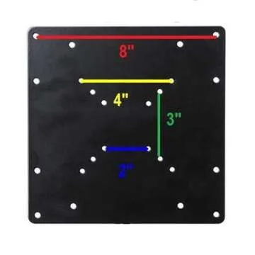 Mount Plus VESA 200x200 Universal Adapter Plate for TVs