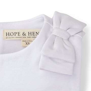 Hope & Henry Girls' A-Line Ponte Knit Dress