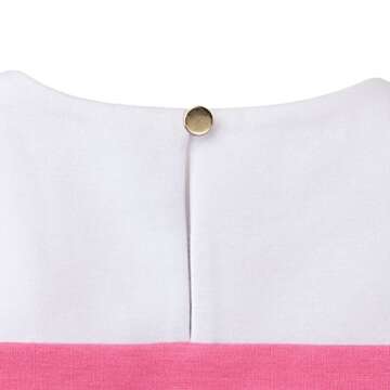 Hope & Henry Girls' A-Line Ponte Knit Dress