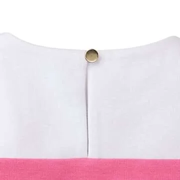 Hope & Henry Girls' A-Line Ponte Knit Dress