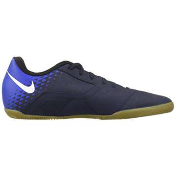 Nike Bomba IC Mens Indoor Soccer Shoes - Obsidian/White-Racer Blue
