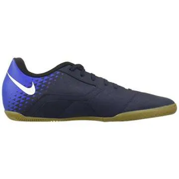 Nike Bomba IC Mens Indoor Soccer Shoes - Obsidian/White-Racer Blue