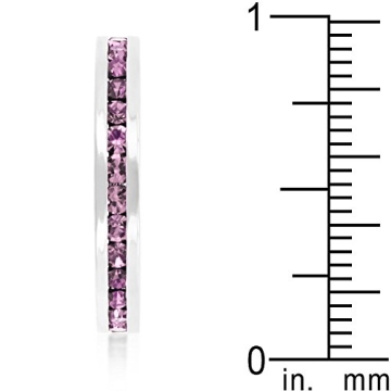 Kate Bissett Stylish Birthstone Stackables Ring - Lavender