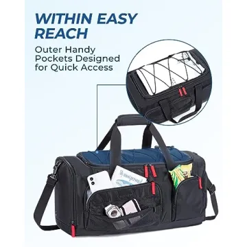 BAGSMART Gym Bag for All - 35L Travel Duffel