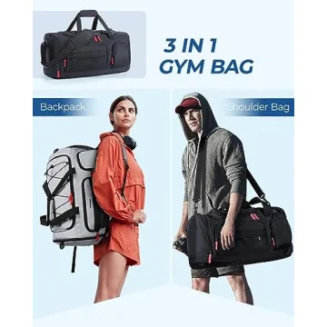 BAGSMART Gym Bag for All - 35L Travel Duffel