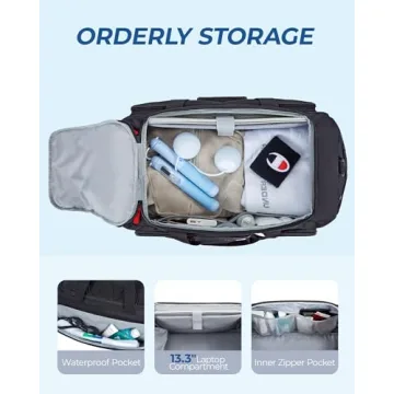 BAGSMART Gym Bag for All - 35L Travel Duffel