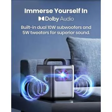 NEBULA Cosmos Laser 4K Projector, 2200 ANSI Lumens, Android TV with Dongle, Autofocus, Auto Keystone Correction, Screen Fit, Home Theater Projector with Wi-Fi & Bluetooth, for Office and Business Use