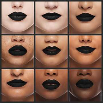 Maybelline SuperStay Matte Ink Liquid Lipstick, Long Lasting High Impact Color, Up to 16H Wear, Thrill Seeker (Matte Black Lipstick)