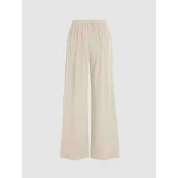 Stylish CIDER Wide Leg Palazzo Pants with Pockets
