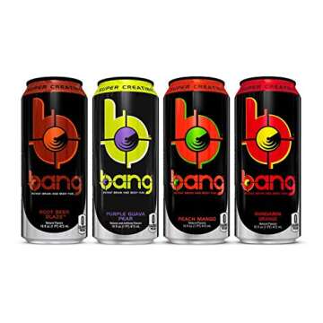 Bang Energy Drinks - 6, 16 ounce cans (6 Flavor Variety Pack)