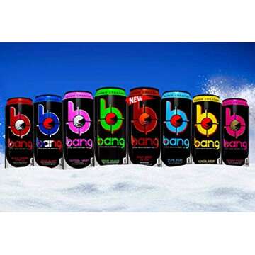 Bang Energy Drinks - 6, 16 ounce cans (6 Flavor Variety Pack)