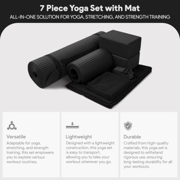 BalanceFrom Essential 7 Piece Yoga Set for All Levels