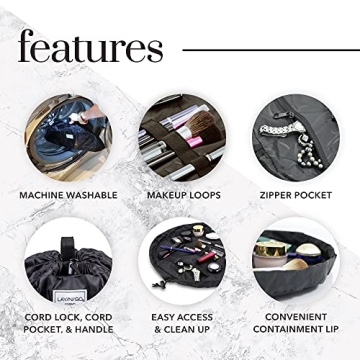 Lay-n-Go Cosmo Makeup Bag for Easy Travel Organization