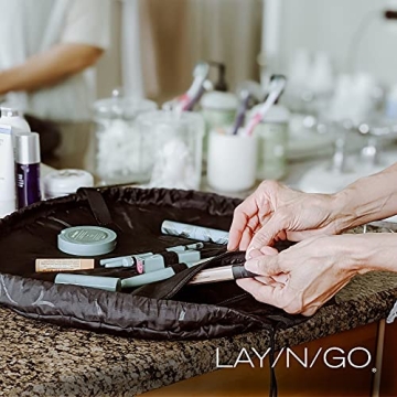 Lay-n-Go Cosmo Makeup Bag for Easy Travel Organization