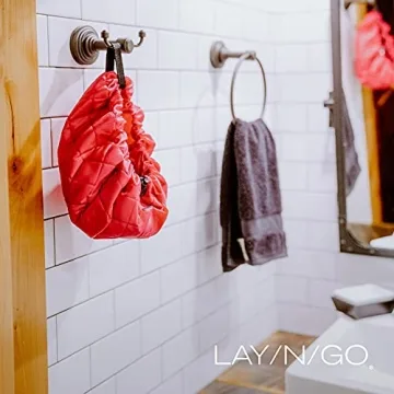 Lay-n-Go Cosmo Makeup Bag for Easy Travel Organization