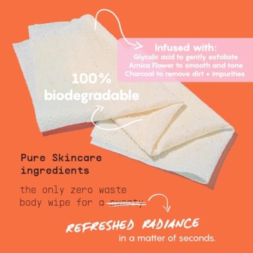 Extra Thick Refresh Body Wipes for Women - Citrus Scent