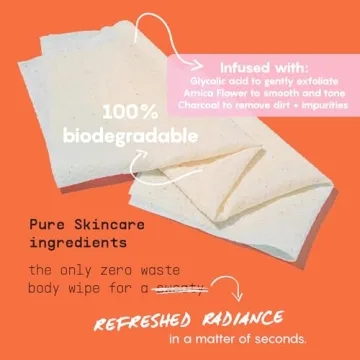 Extra Thick Refresh Body Wipes for Women - Citrus Scent