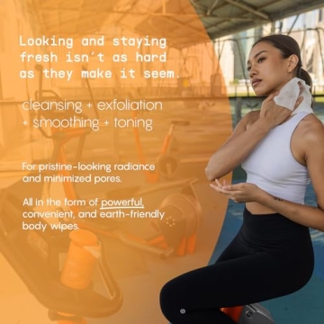 Extra Thick Refresh Body Wipes for Women - Citrus Scent