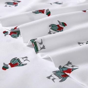 Nautica Queen Flannel Sheet Set for Cozy Winter Nights