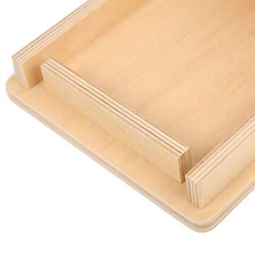 LEADER JOY Montessori Materials Object Permanence Box with Tray and Ball Object 6-12 Month Infant 1 2 3 Years Babies Toddlers Learning Material