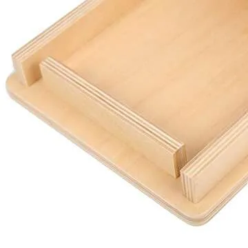 LEADER JOY Montessori Materials Object Permanence Box with Tray and Ball Object 6-12 Month Infant 1 2 3 Years Babies Toddlers Learning Material