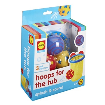 Alex Bath Hoops in The Tub Kids Bath Toy - Fun Bathing Experience for Toddlers