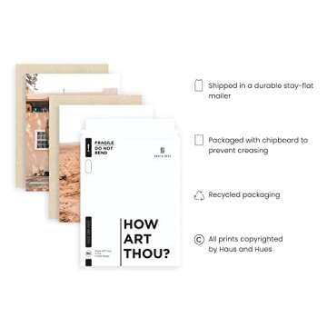 HAUS AND HUES Desert Succulent Wall Art & Botanical Prints Set of 6 Southwestern Wall Decor, Cactus Art Prints, Joshua Tree Wall Art, Desert Art Cactus Wall Decor Posters Nature UNFRAMED (8x10)