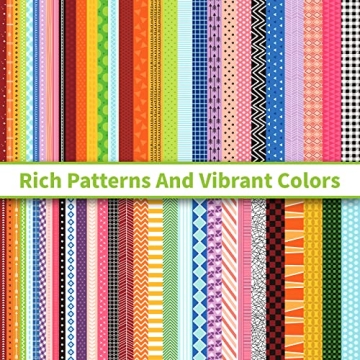 KOVANO 60 Rolls Washi Tape Set for DIY Crafts & Scrapbooking