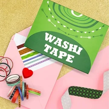 KOVANO 60 Rolls Washi Tape Set for DIY Crafts & Scrapbooking