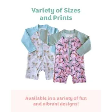 Caden Lane One Piece Long Sleeve Rash Guard Swimsuit, Quick-Drying Chlorine Resistant Swim Romper Shortie with Front Zipper, UPF 50+ Sun Protection Swimwear, Island Vibes, 2T