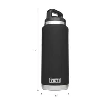 Durable YETI Rambler 36oz Bottle - Keeps Cold for Hours