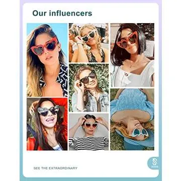 SOJOS Heart Shaped Sunglasses Clout Goggle Vintage Cat Eye Mod Style Retro Glasses Kurt Cobain SJ2062 with Black Frame/Grey Lens