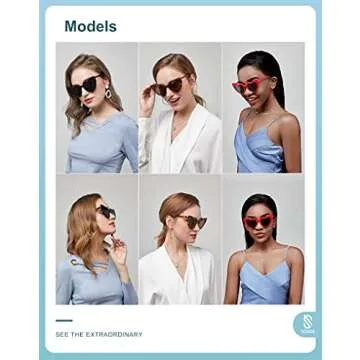 SOJOS Heart Shaped Sunglasses Clout Goggle Vintage Cat Eye Mod Style Retro Glasses Kurt Cobain SJ2062 with Black Frame/Grey Lens