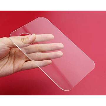 ONLYKXY 2 Pieces Makeup Palette and Spatula, Acrylic Cosmetic Palette, Nail Art Eye Shadow Lipsticks Mixing Makeup Tools