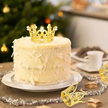 30 Pcs Crowns for Flower Bouquets Gold Crown Cake Topper Mini Crown for Flower Bouquet Accessories Birthday Crowns Cupcake Toppers for Bridal Wedding Baby Shower Party Cake Decor, 3 Style