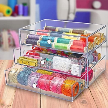 Versatile Deflecto Storage Cube for Craft Supplies