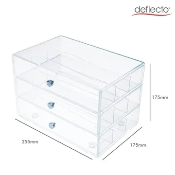 Versatile Deflecto Storage Cube for Craft Supplies