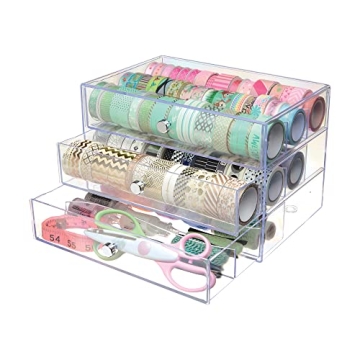 Versatile Deflecto Storage Cube for Craft Supplies