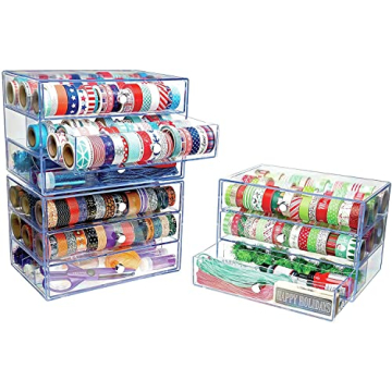 Versatile Deflecto Storage Cube for Craft Supplies
