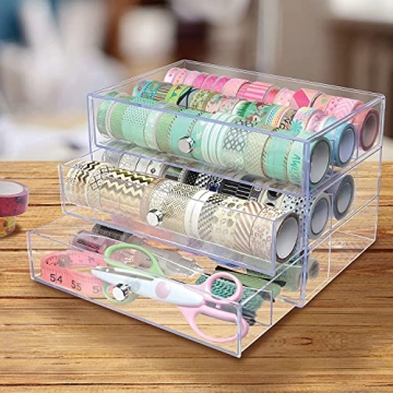 Versatile Deflecto Storage Cube for Craft Supplies