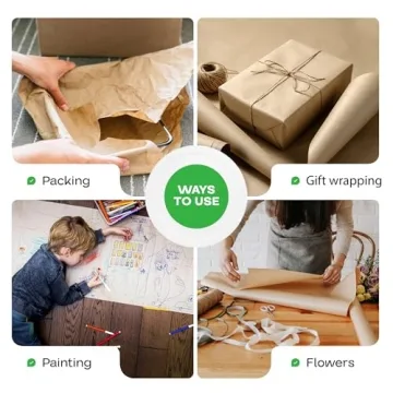 Eco-Friendly Kraft Paper Roll - 100% Recycled 30lb Thickness