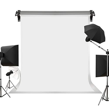 Kate 5ft×7ft Solid White Backdrop for Portrait Photography & Videos