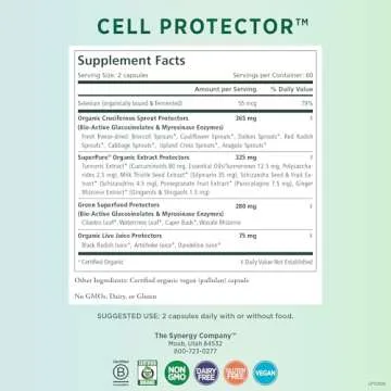 PURE SYNERGY Cell Protector | Cellular Health Supplement | Cell and Immune Support with Selenium and...